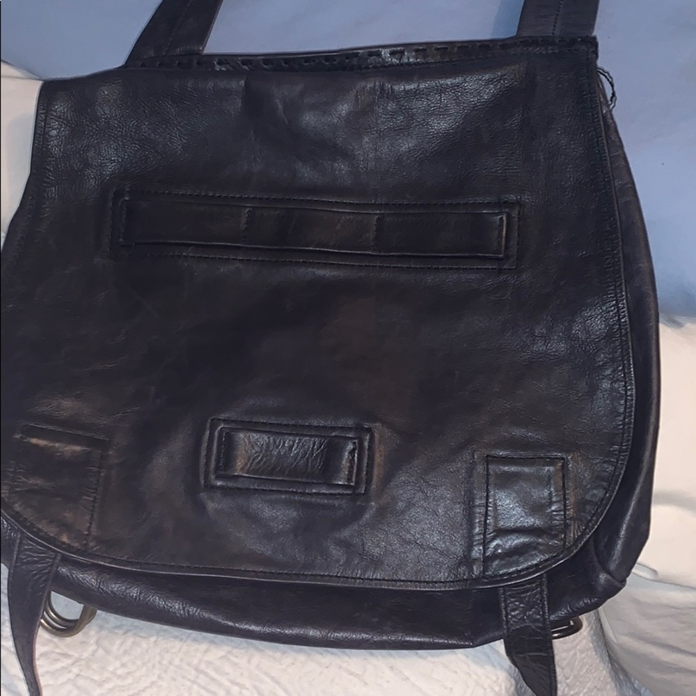 Leather satchel